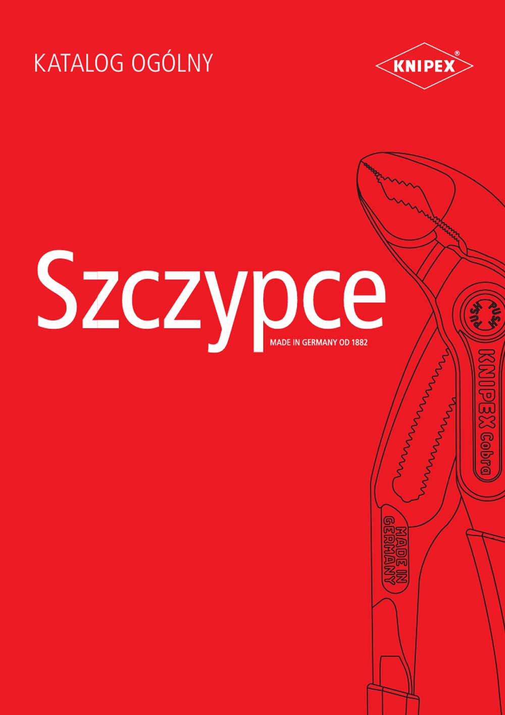 Okładka katalogu Knipex 2025