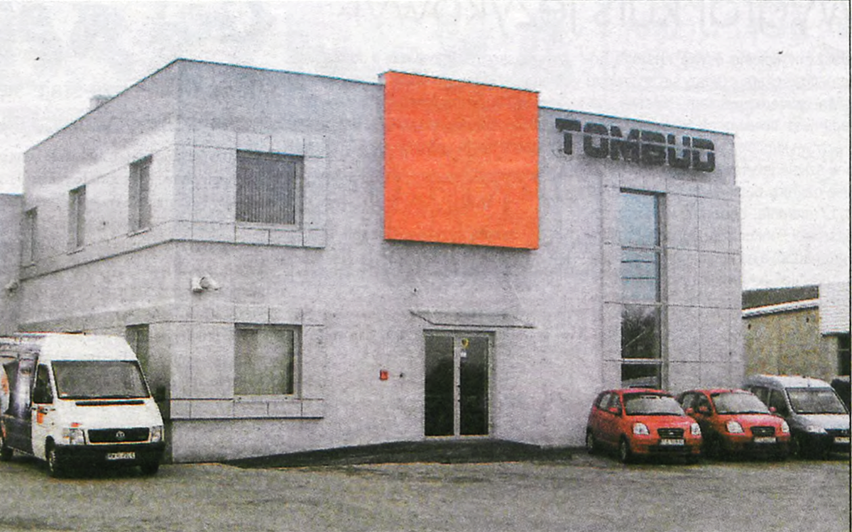 Archiwalne zdjęcie siedziby TOMBUD z&nbsp;2007 roku